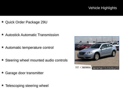 2012 Chrysler 200 Touring