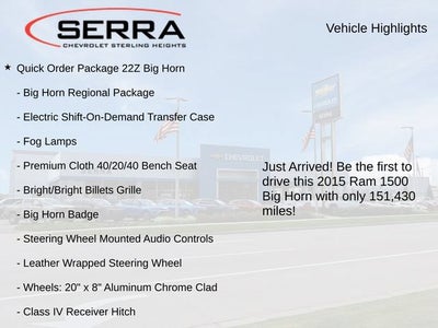 2015 RAM 1500 Big Horn