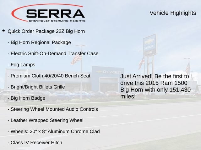 2015 RAM 1500 Big Horn
