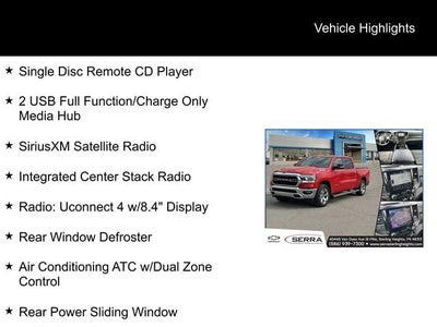 2019 RAM 1500 Big Horn/Lone Star