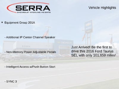 2016 Ford Taurus SEL