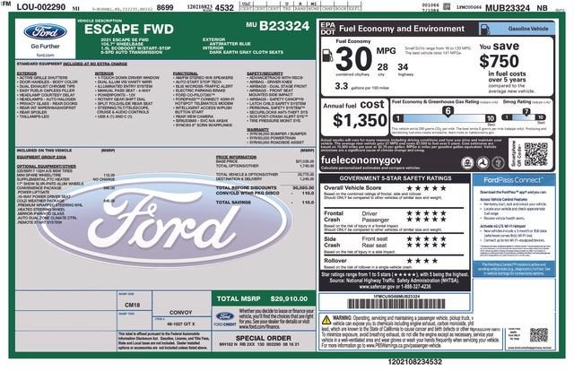 2021 Ford Escape SE