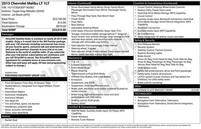 2013 Chevrolet Malibu LT