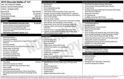 2015 Chevrolet Malibu LT