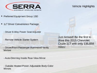 2015 Chevrolet Cruze LT