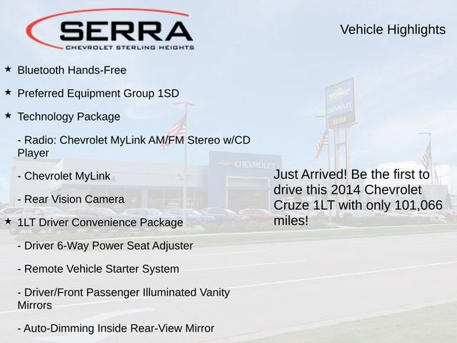 2014 Chevrolet Cruze 1LT