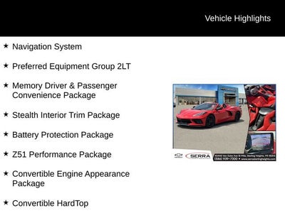 2025 Chevrolet Corvette Stingray 2LT