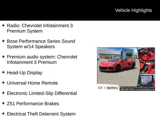2025 Chevrolet Corvette Stingray 2LT