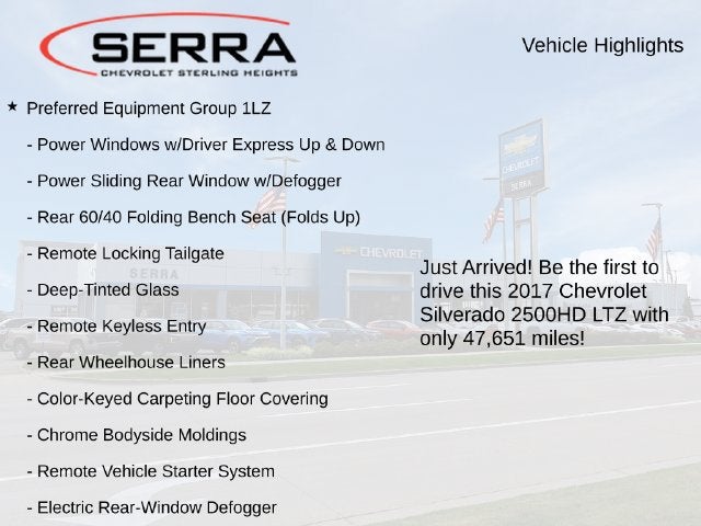 2017 Chevrolet Silverado 2500 HD LTZ