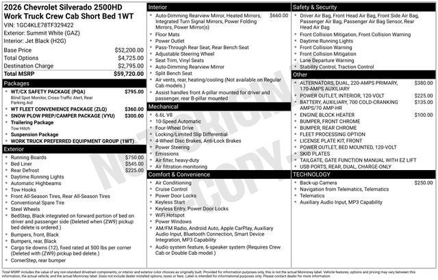 2026 Chevrolet Silverado 2500 HD WT
