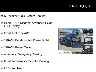 2025 Chevrolet Colorado WT/LT