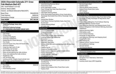 2026 Chevrolet Colorado Z71