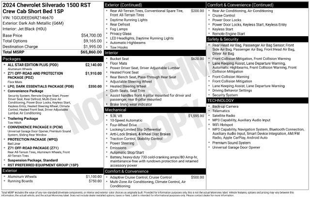 2024 Chevrolet Silverado 1500 RST