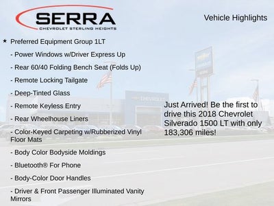 2018 Chevrolet Silverado 1500 LT