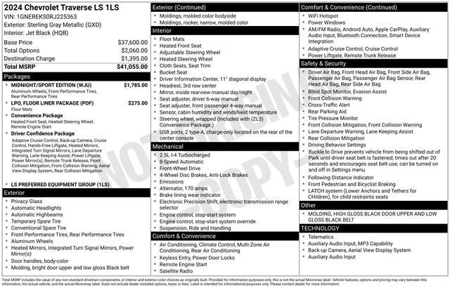 2024 Chevrolet Traverse LS