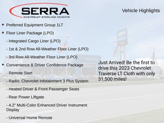 2023 Chevrolet Traverse LT Cloth