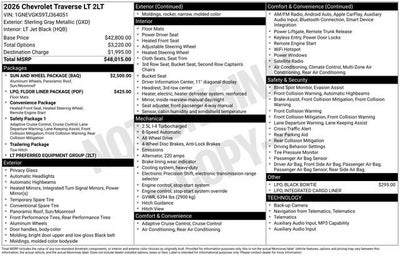 2026 Chevrolet Traverse LT