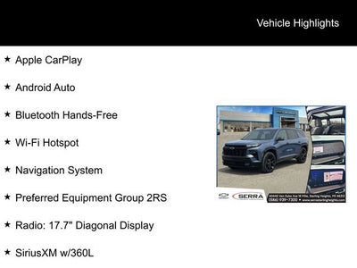 2024 Chevrolet Traverse RS