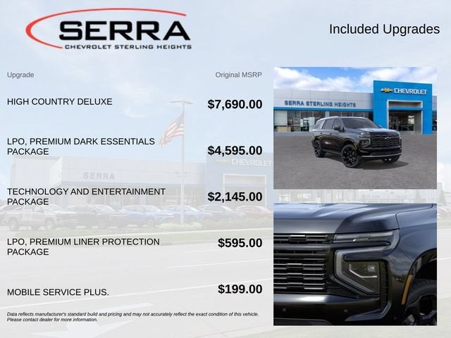 2026 Chevrolet Tahoe High Country