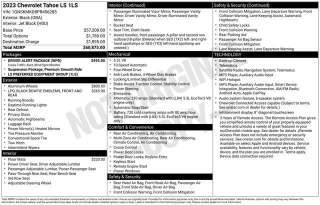 2023 Chevrolet Tahoe LS