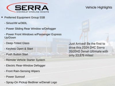 2024 GMC Sierra 3500 HD Denali Ultimate DRW