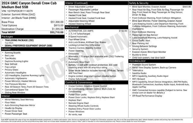 2024 GMC Canyon Denali