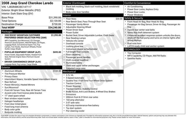 2008 Jeep Grand Cherokee Laredo