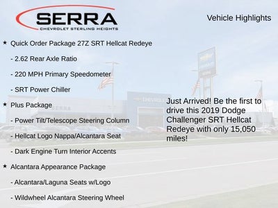 2019 Dodge Challenger SRT Hellcat Redeye