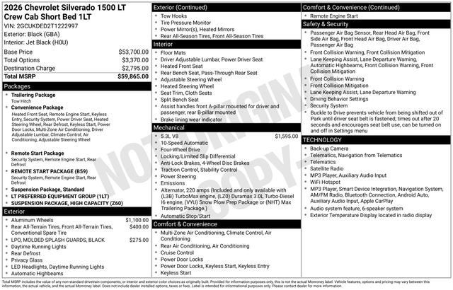 2026 Chevrolet Silverado 1500 LT