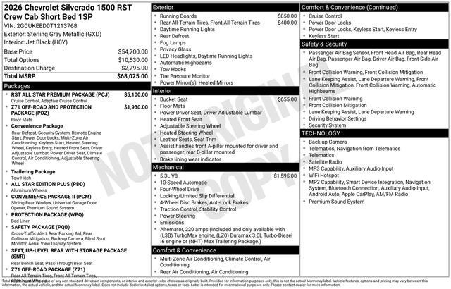 2026 Chevrolet Silverado 1500 RST