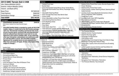 2013 GMC Terrain SLE