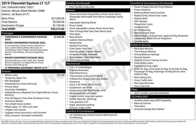 2019 Chevrolet Equinox LT