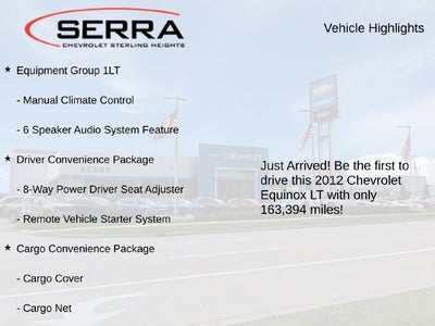 2012 Chevrolet Equinox LT w/1LT