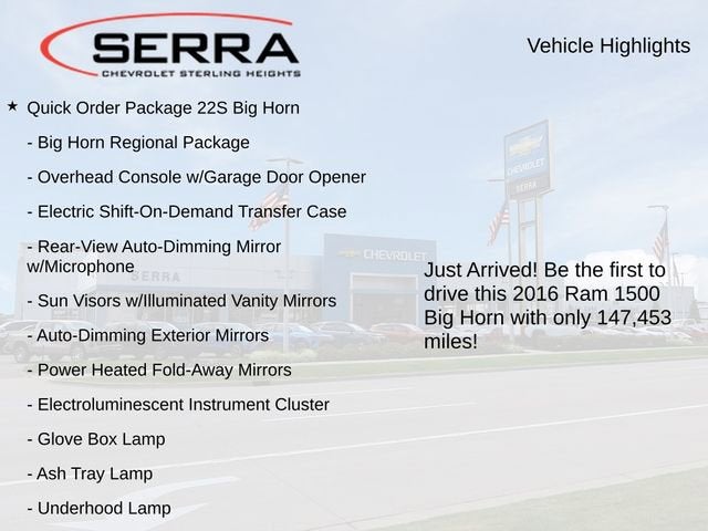 2016 RAM 1500 Big Horn