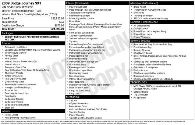 2009 Dodge Journey SXT