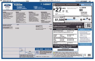 2020 Ford Fusion SEL