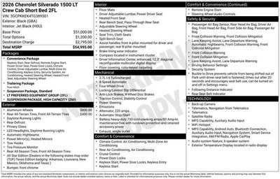 2026 Chevrolet Silverado 1500 LT (2FL)