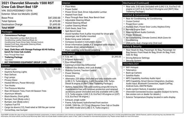 2021 Chevrolet Silverado 1500 RST