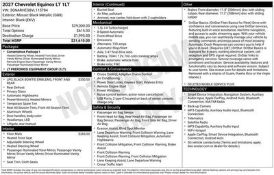 2027 Chevrolet Equinox LT