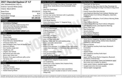 2027 Chevrolet Equinox LT