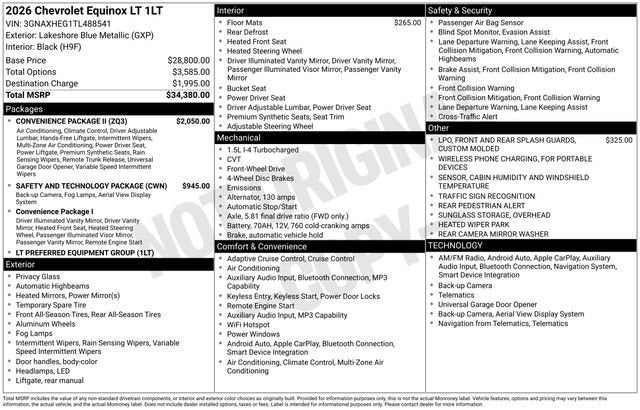 2026 Chevrolet Equinox LT