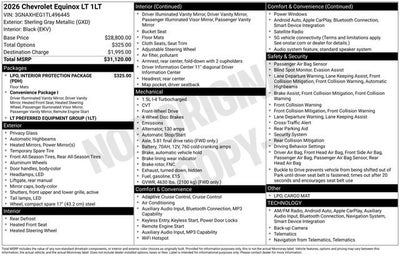 2026 Chevrolet Equinox LT