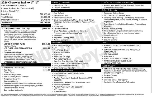 2026 Chevrolet Equinox LT