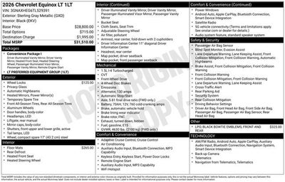 2026 Chevrolet Equinox LT
