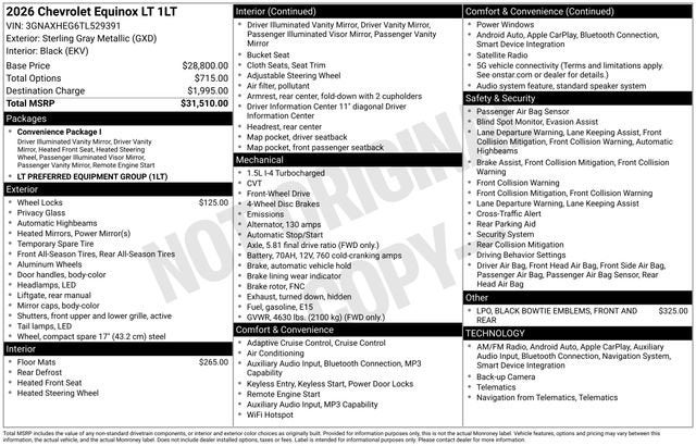 2026 Chevrolet Equinox LT