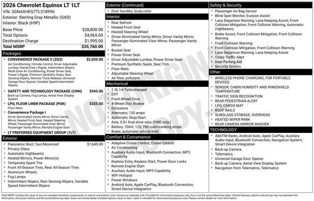 2026 Chevrolet Equinox LT