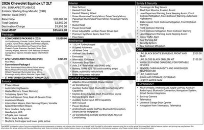 2026 Chevrolet Equinox LT