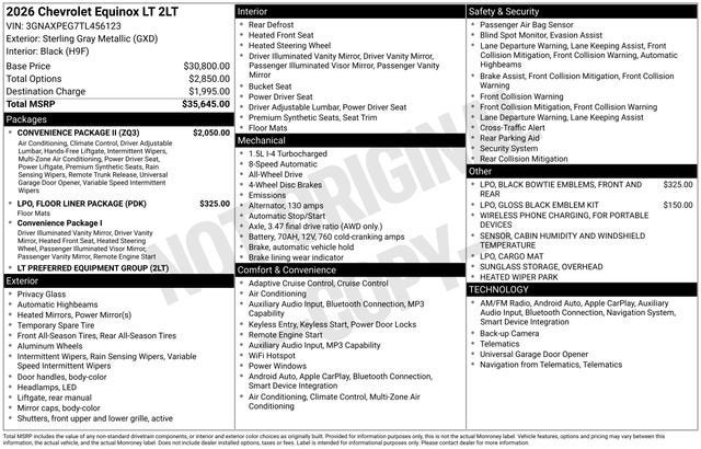 2026 Chevrolet Equinox LT