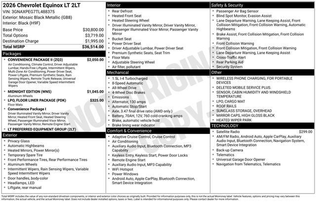 2026 Chevrolet Equinox LT