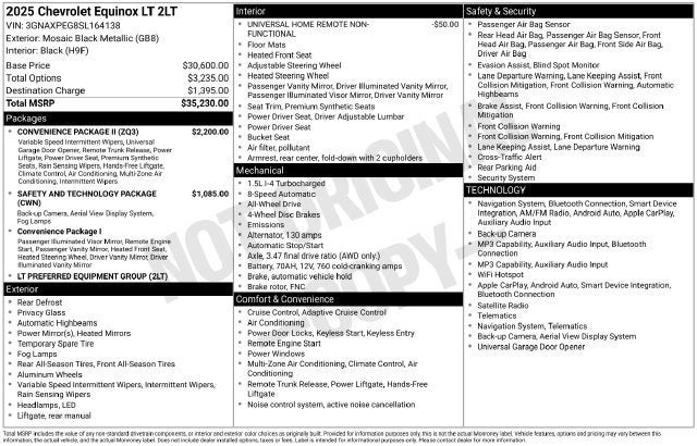 2025 Chevrolet Equinox LT